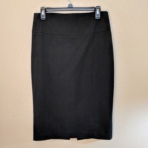 Express Black Pencil Skirt with slit